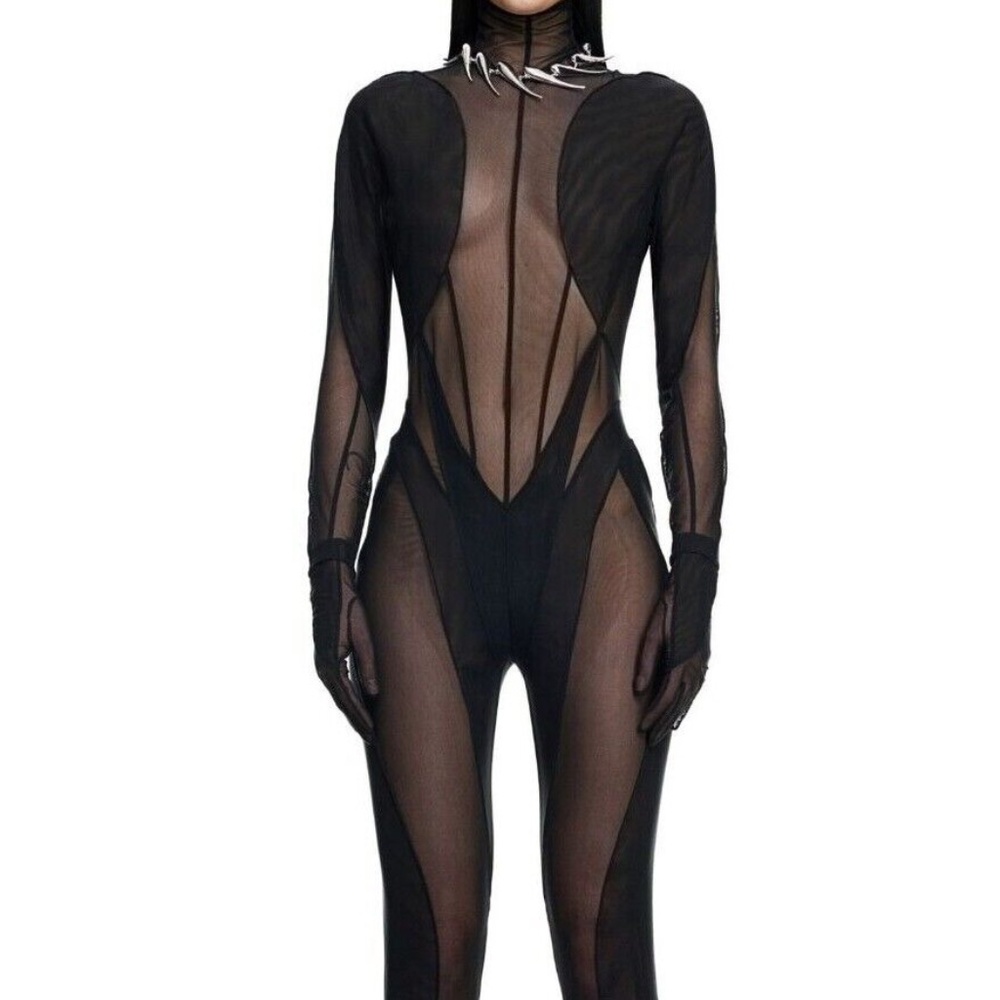 Mugler X H&M Spiral-Panel Catsuit
